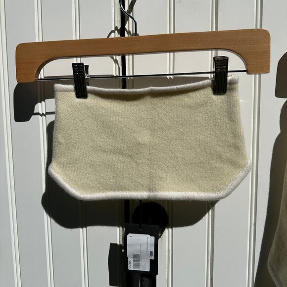 Lisa Yang Kiyo Track Short Selah Bandeau Bra Size 1 S / M Cashmere Cream Yellow - Picture 9 of 14